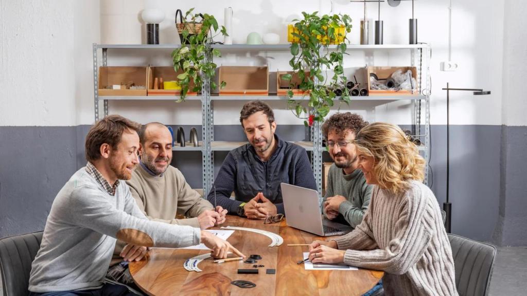 Equipo directivo de la startup de lámparas Robin