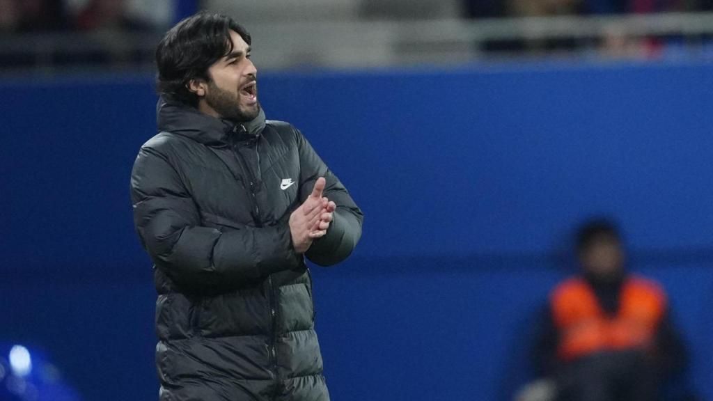 Pere Romeu en el Barça Femenino-Atlético de Madrid de la Liga F