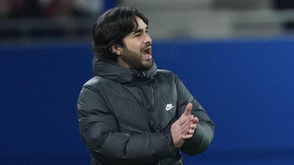 Pere Romeu en el Barça Femenino-Atlético de Madrid de la Liga F