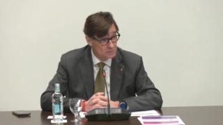 El presidente de la Generalitat, Salvador Illa, este miércoles
