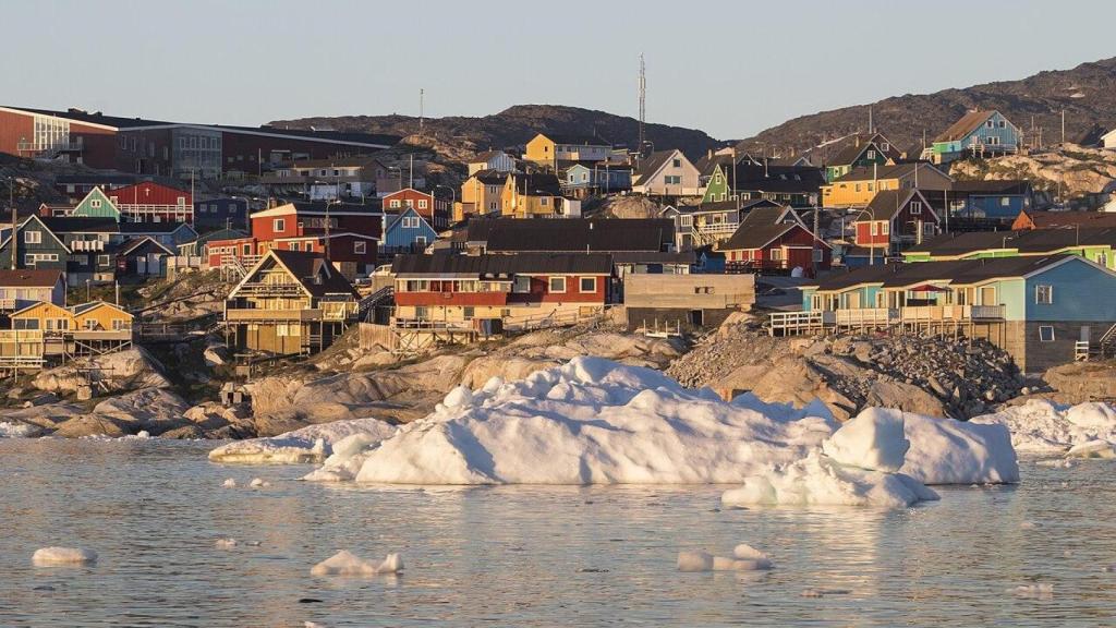 Ciudad de Ilulissat, en Groenlandia