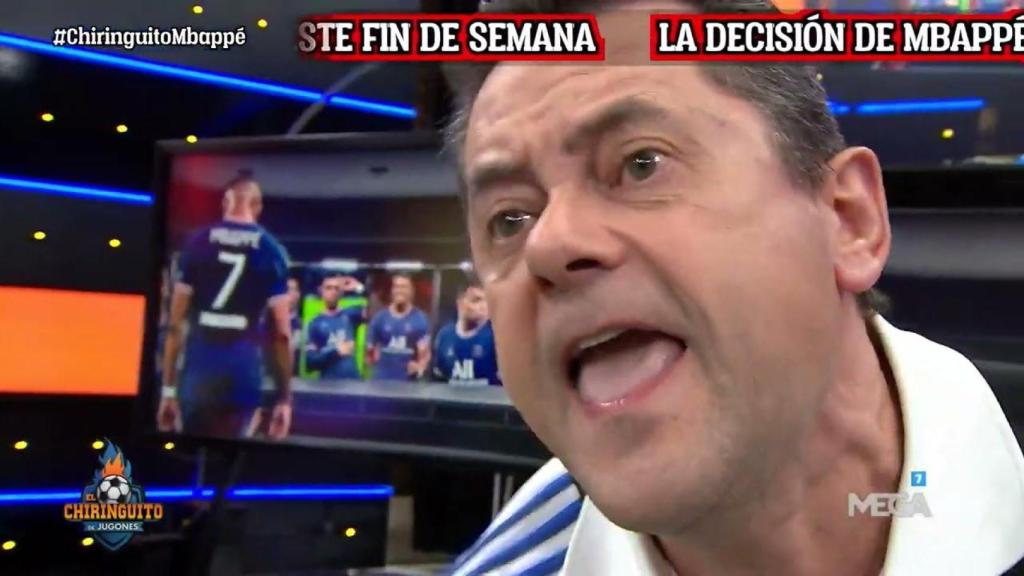 Tomás Roncero estalla durante un programa de 'El Chiringuito de Jugones'