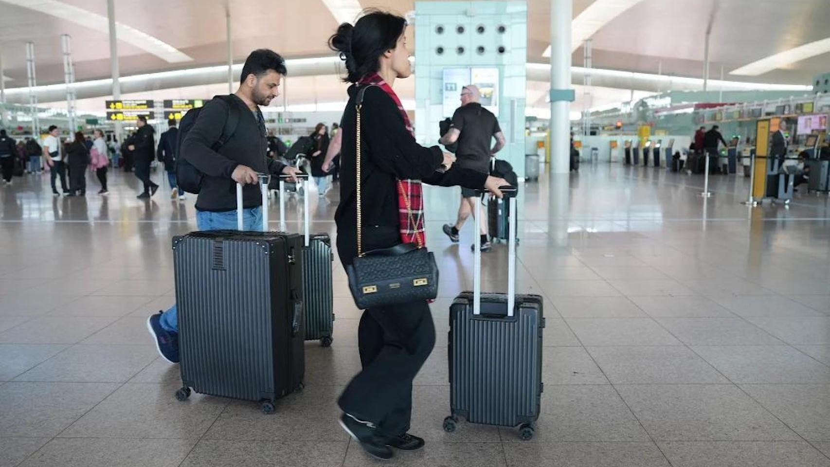 Pasajeros en El Prat