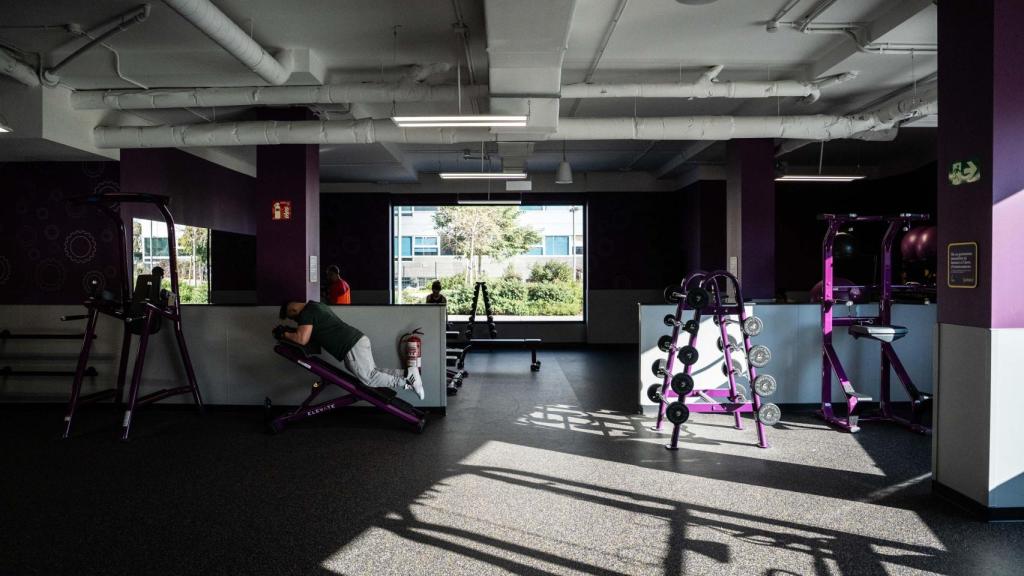 Una zona de ejercicios del Planet Fitness de Sant Joan Despí