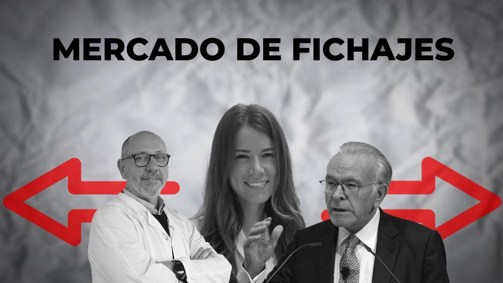 De izq. a dcha., José Antonio González (AEC), Bárbara García Calduch (Aflofarm) e Isidro Fainé (Fundación Bancaria La Caixa) / CG