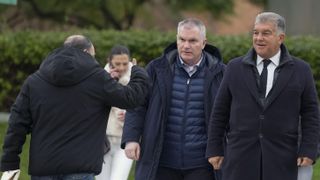 Joan Laporta acude a declarar a la Ciutat de la Justicia por una supuesta estafa en el marco del 'caso Reus'