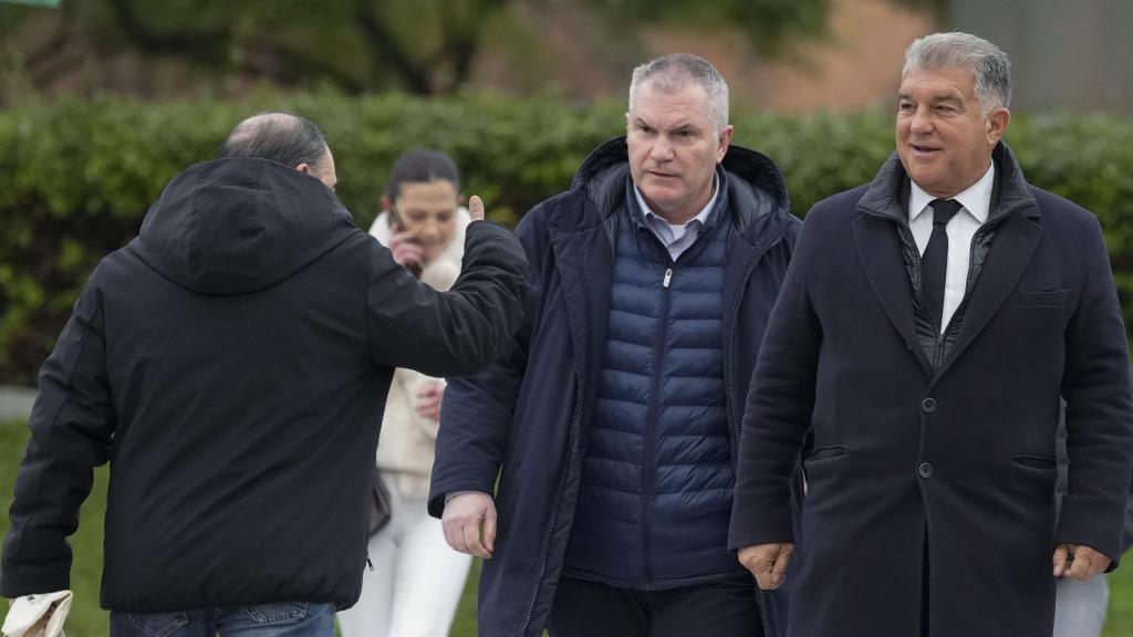 Joan Laporta acude a declarar a la Ciutat de la Justicia por una supuesta estafa en el marco del 'caso Reus'