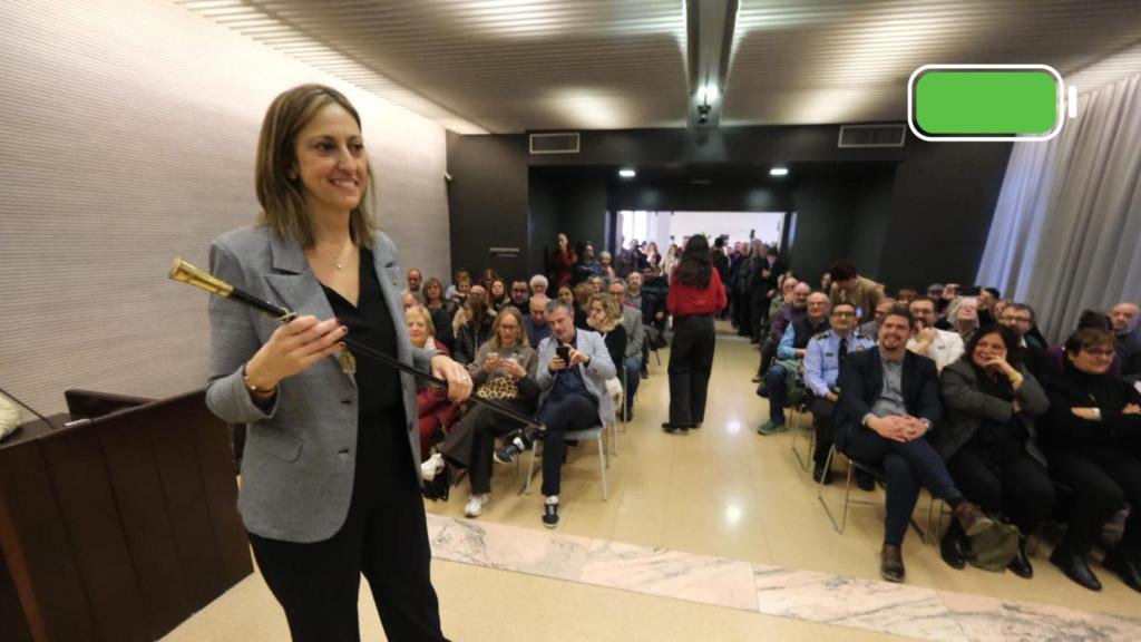 Cristina Alarcón, alcaldesa de Salt