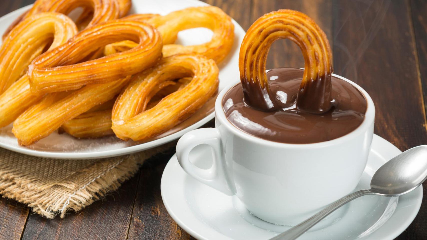 Churros con chocolate