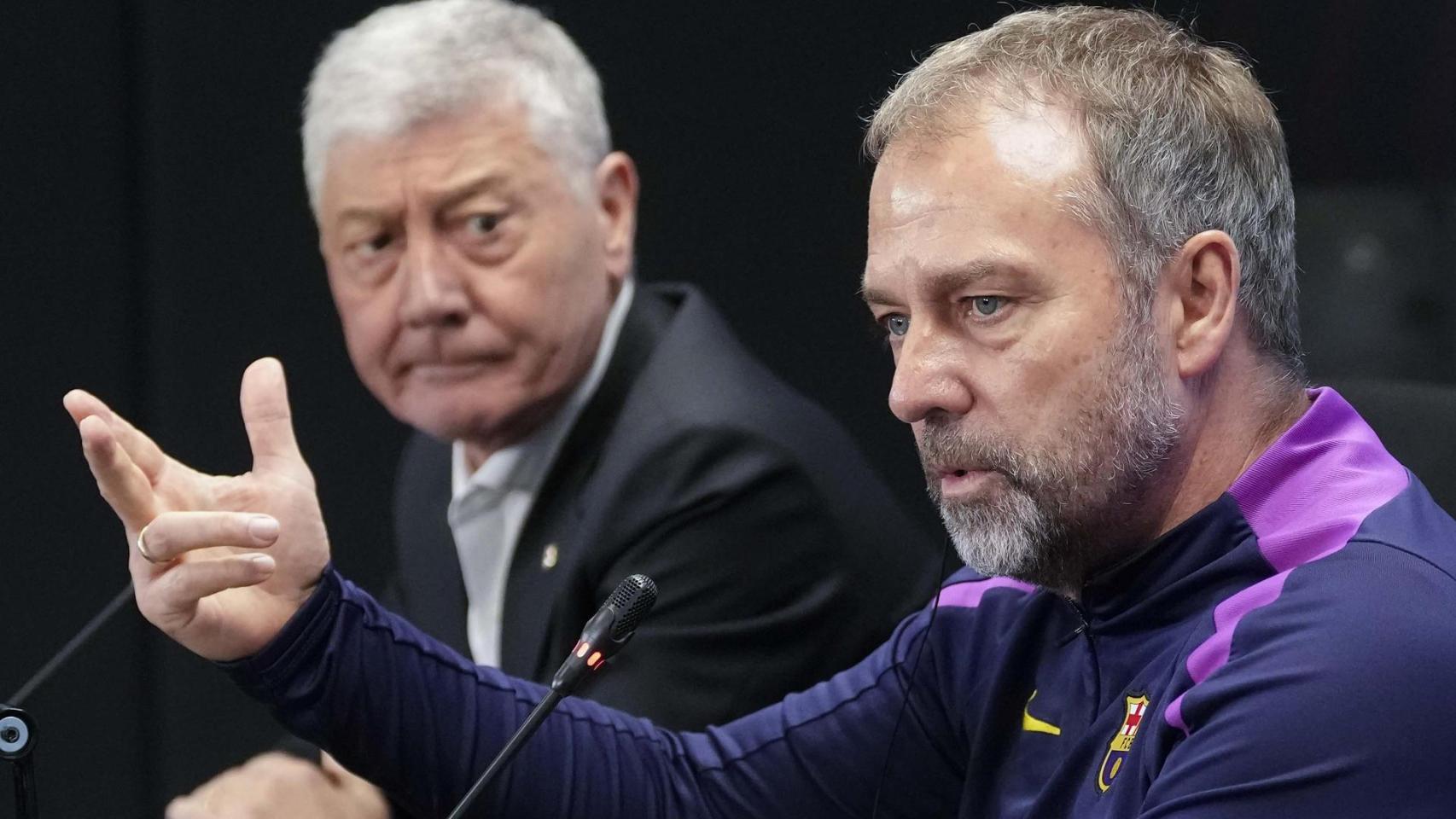 Hansi Flick atiene a los medios de comunicación antes del Real Sociedad-Barça