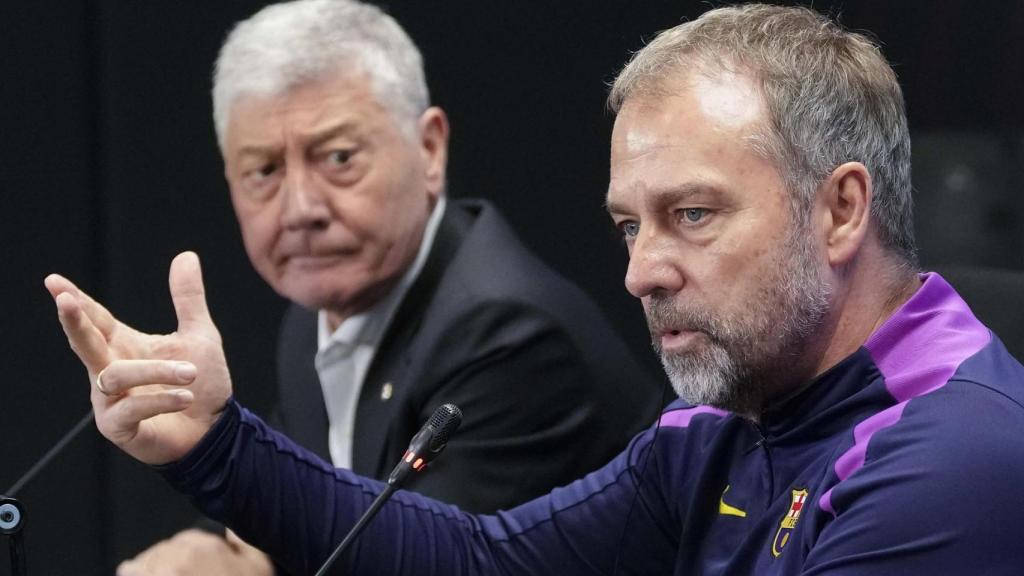 Hansi Flick atiene a los medios de comunicación antes del Real Sociedad-Barça
