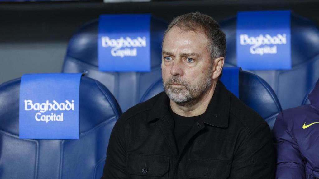 Hansi Flick al Reial Societat-Barça a Anoeta