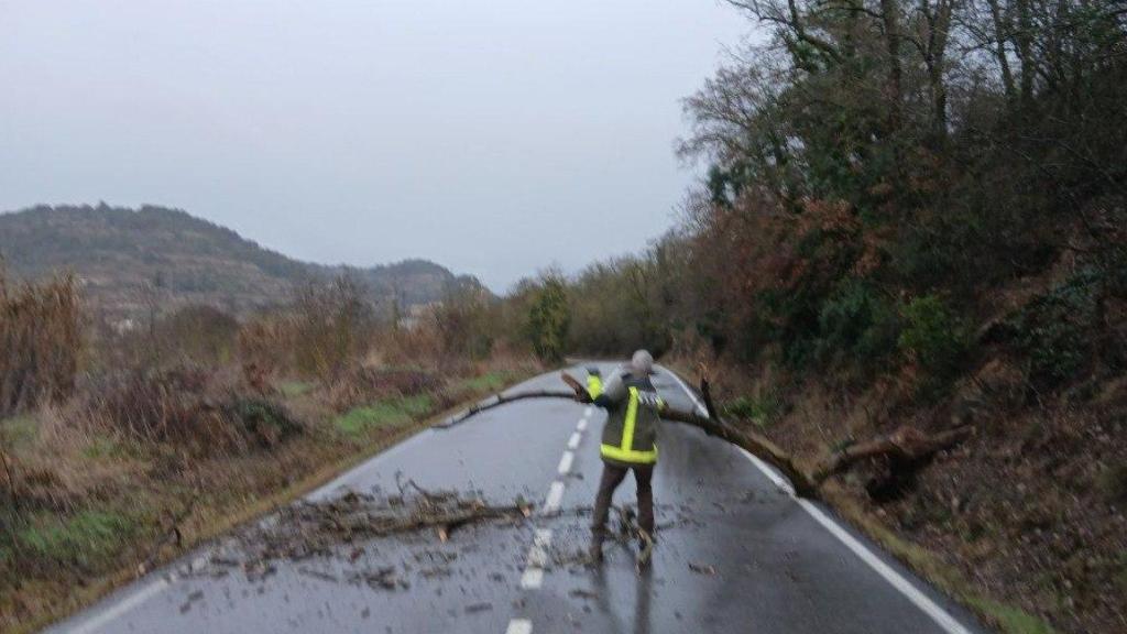 Los Agents Rurals, en una actuación tras las lluvias del sábado