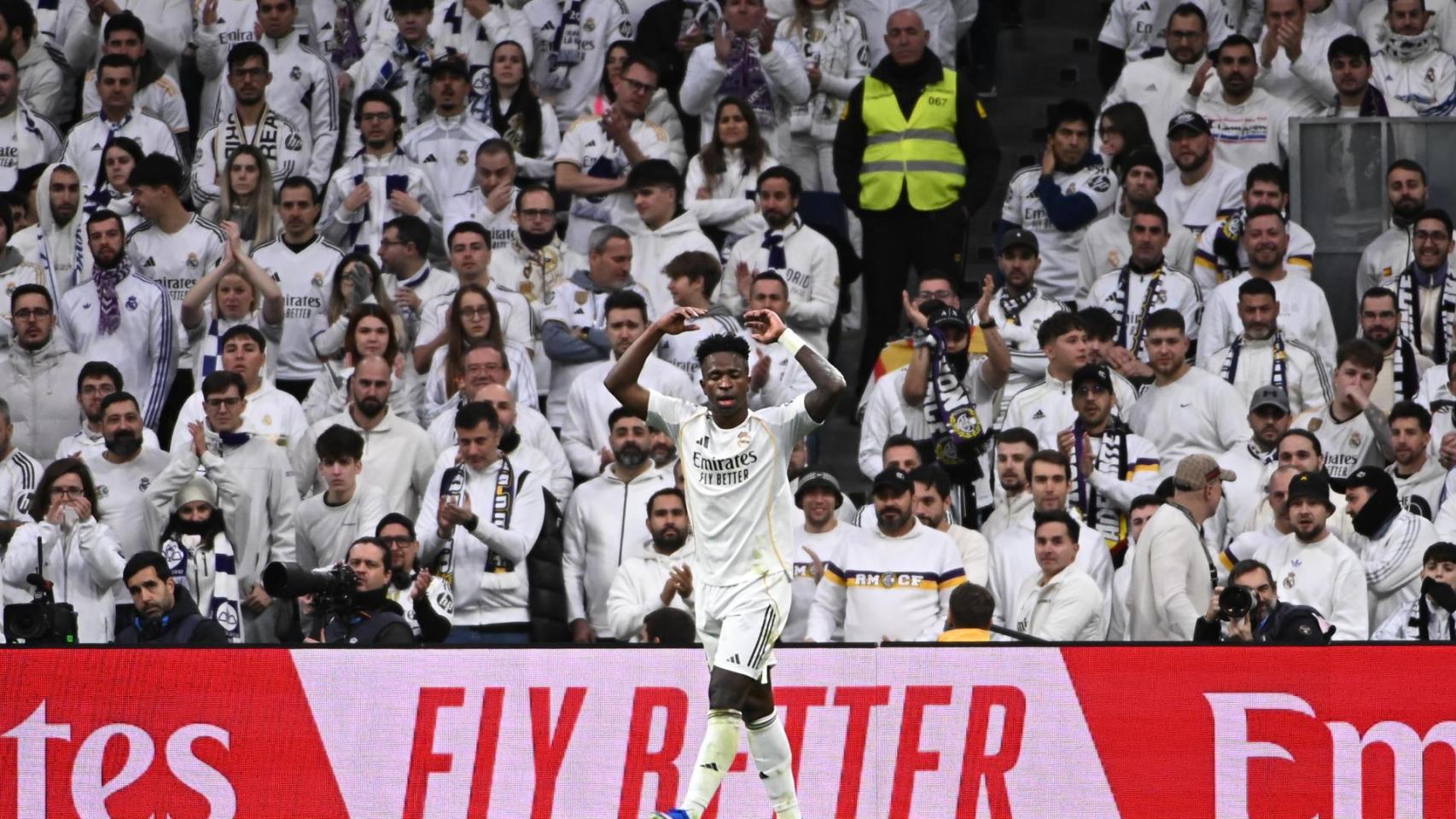 Vinicius, en el Bernabéu, contra el Levante