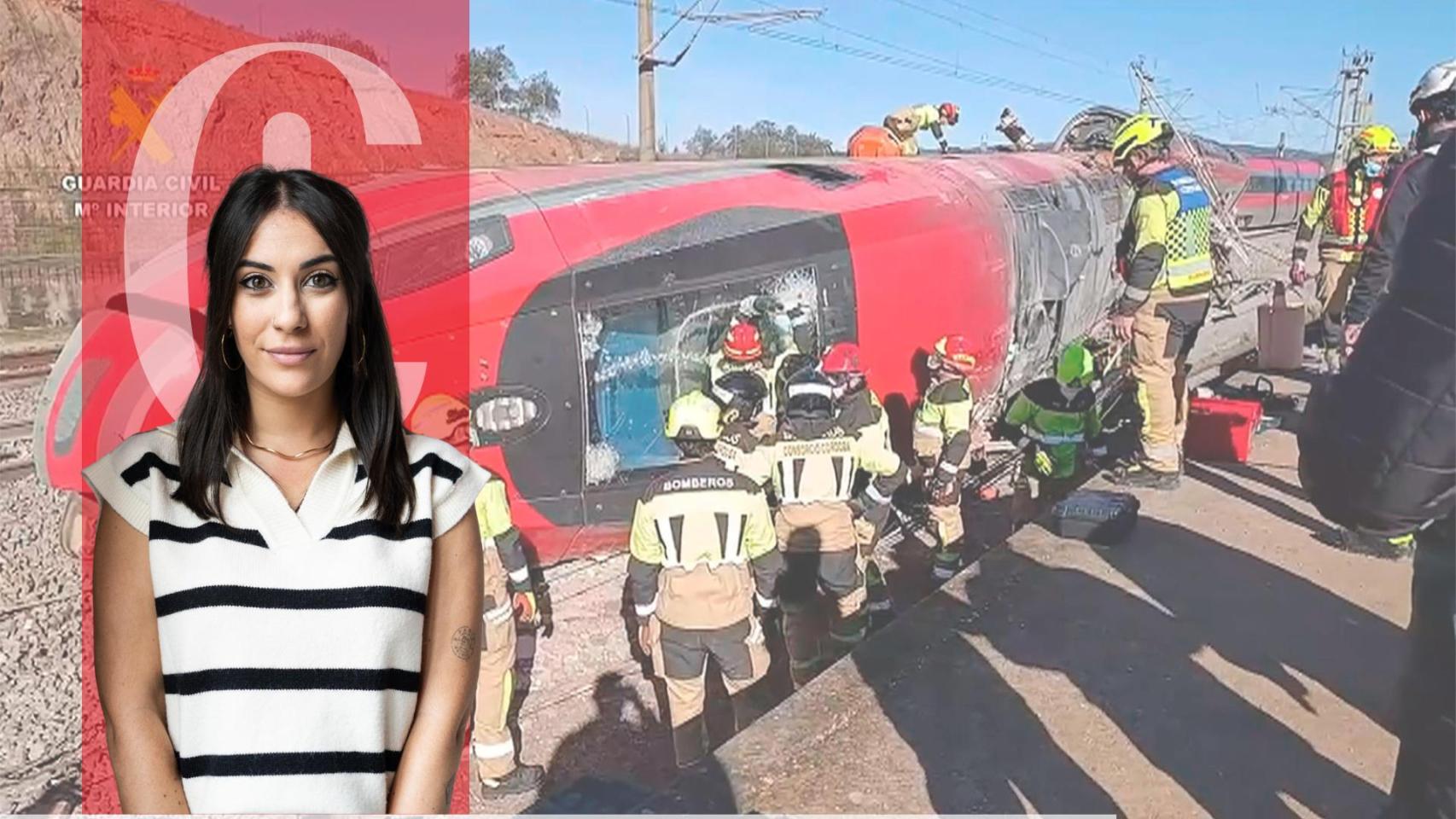 Imagen del accidente de tren en Córdoba