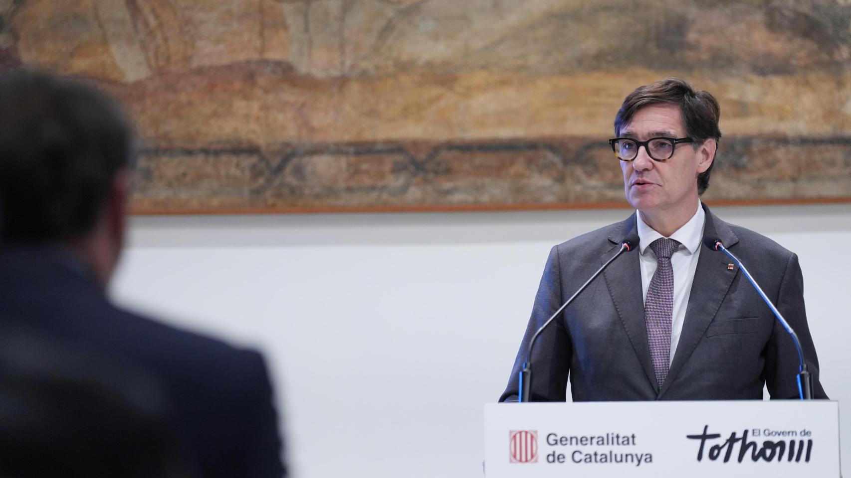 Salvador Illa, 'president' de la Generalitat, se recupera en casa de su osteomielitis púbica tras abandonar el Hospital Vall d'Hebron de Barcelona