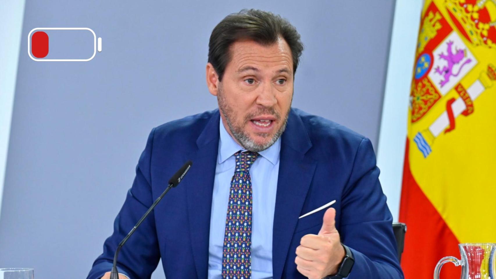 Óscar Puente, ministro de Transportes y Movilidad Sostenible