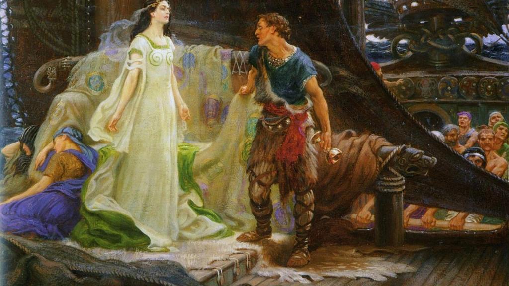 Tristán e Isolda, por Herbert Draper (1863–1920)