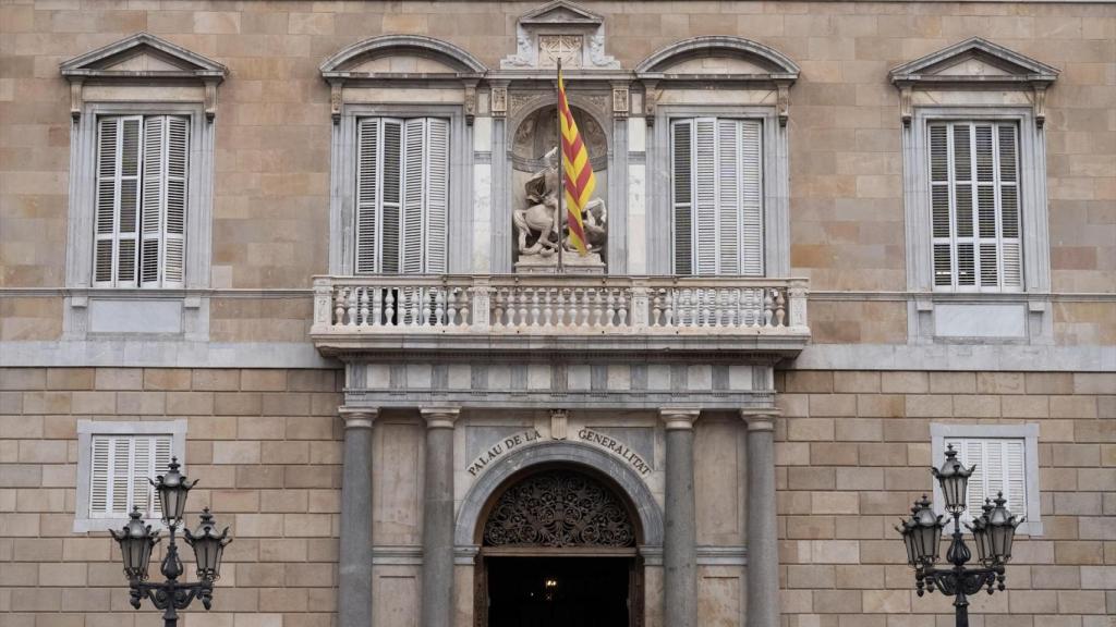 La façana del Palau de la Generalitat