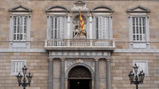 La fachada del Palau de la Generalitat