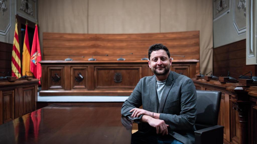 Rubén Viñuales, en la Diputación de Tarragona
