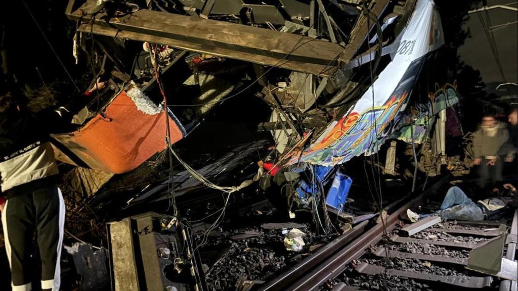 Accidente de tren entre Gelida y Sant Sadurní