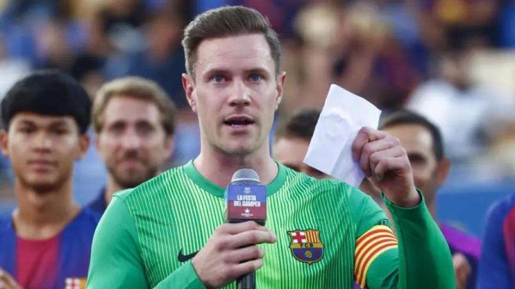 El discurso de Ter Stegen en el Trofeo Joan Gamper de 2025