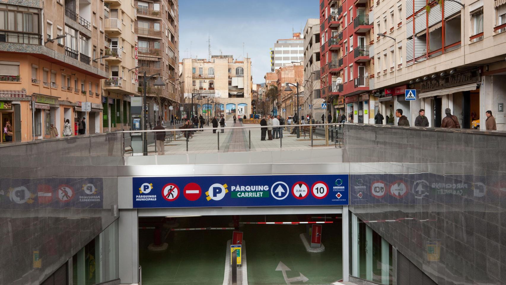 Un parking en la ciudad catalana de Reus