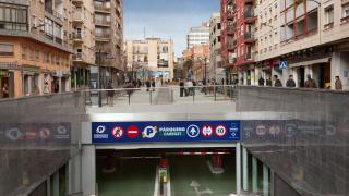 Un parking en la ciudad catalana de Reus