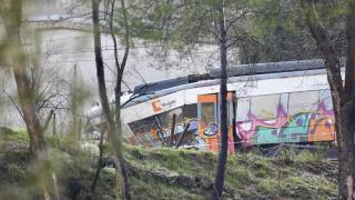El accidente de Rodalies en Gelida, foto a foto