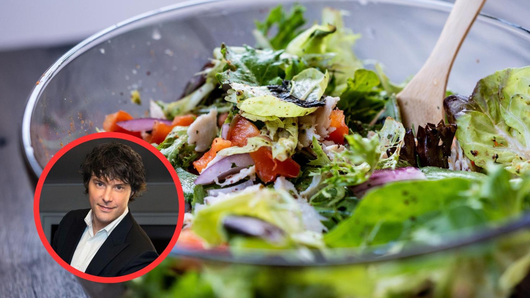 Jordi Cruz y ensalada