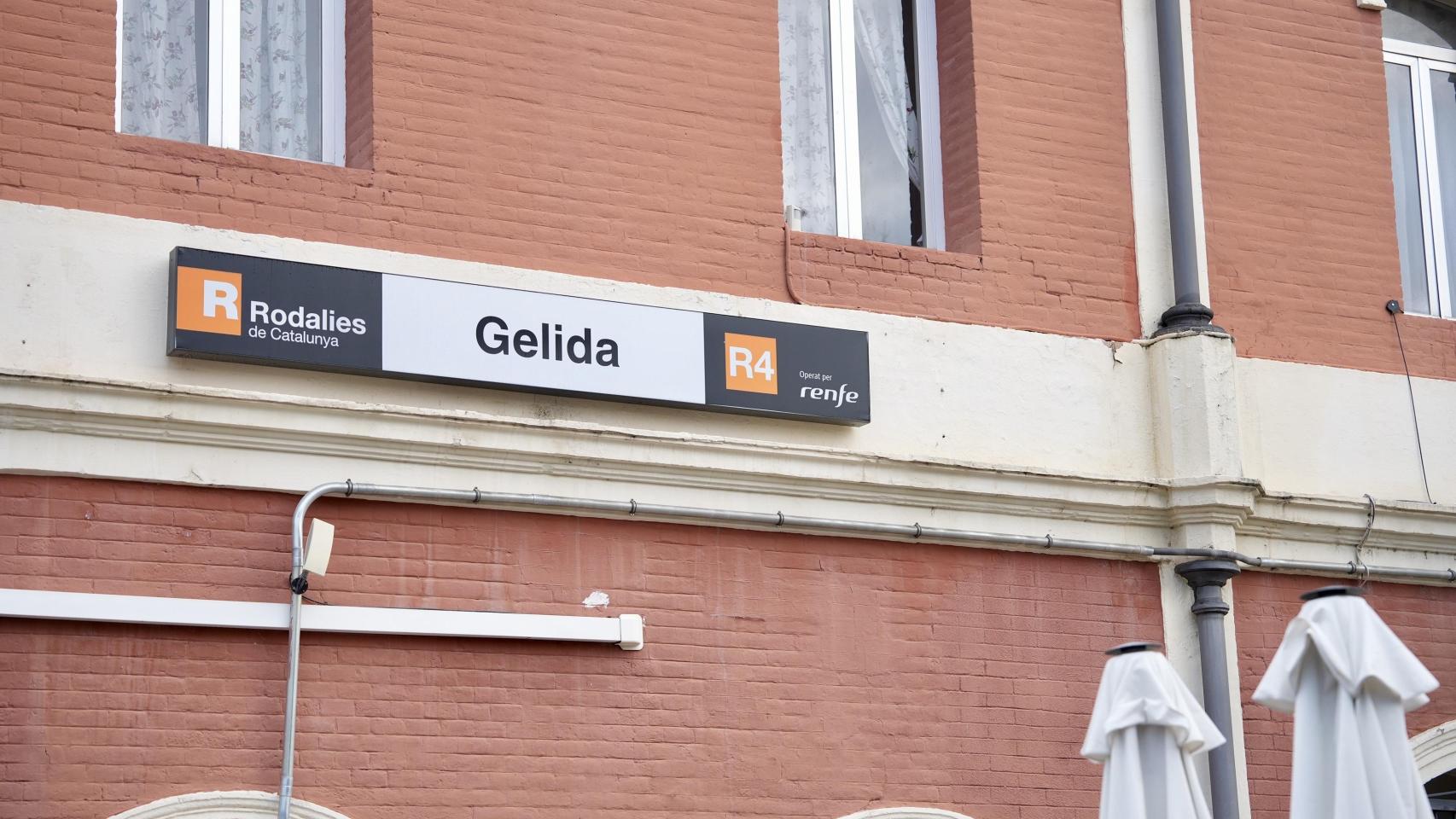 La estación de Rodalies de Gelida