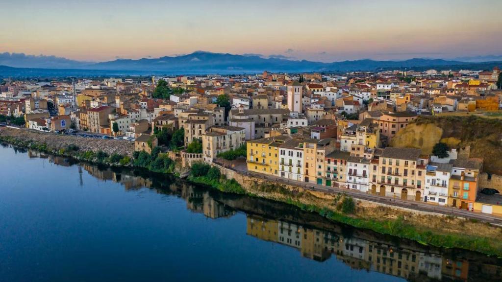Vista aérea de Móra dEbre