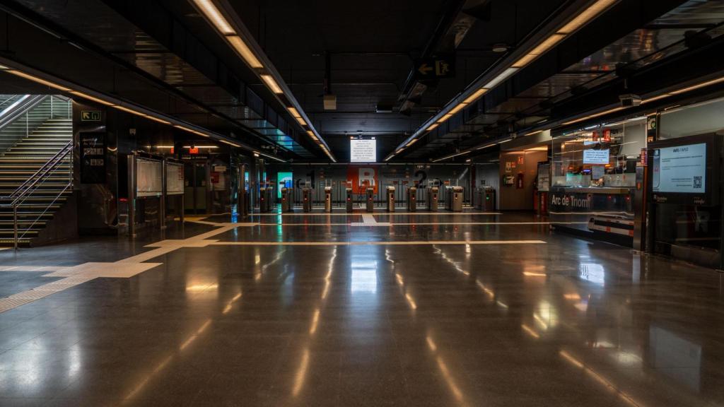 Estación de Rodalies cerradas