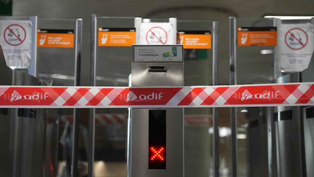 Tornos de Rodalies fuera de servicio