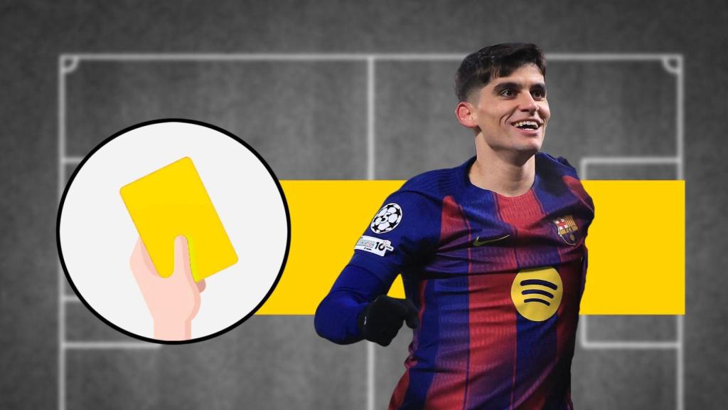 Tarjeta amarilla: Gerard Martín