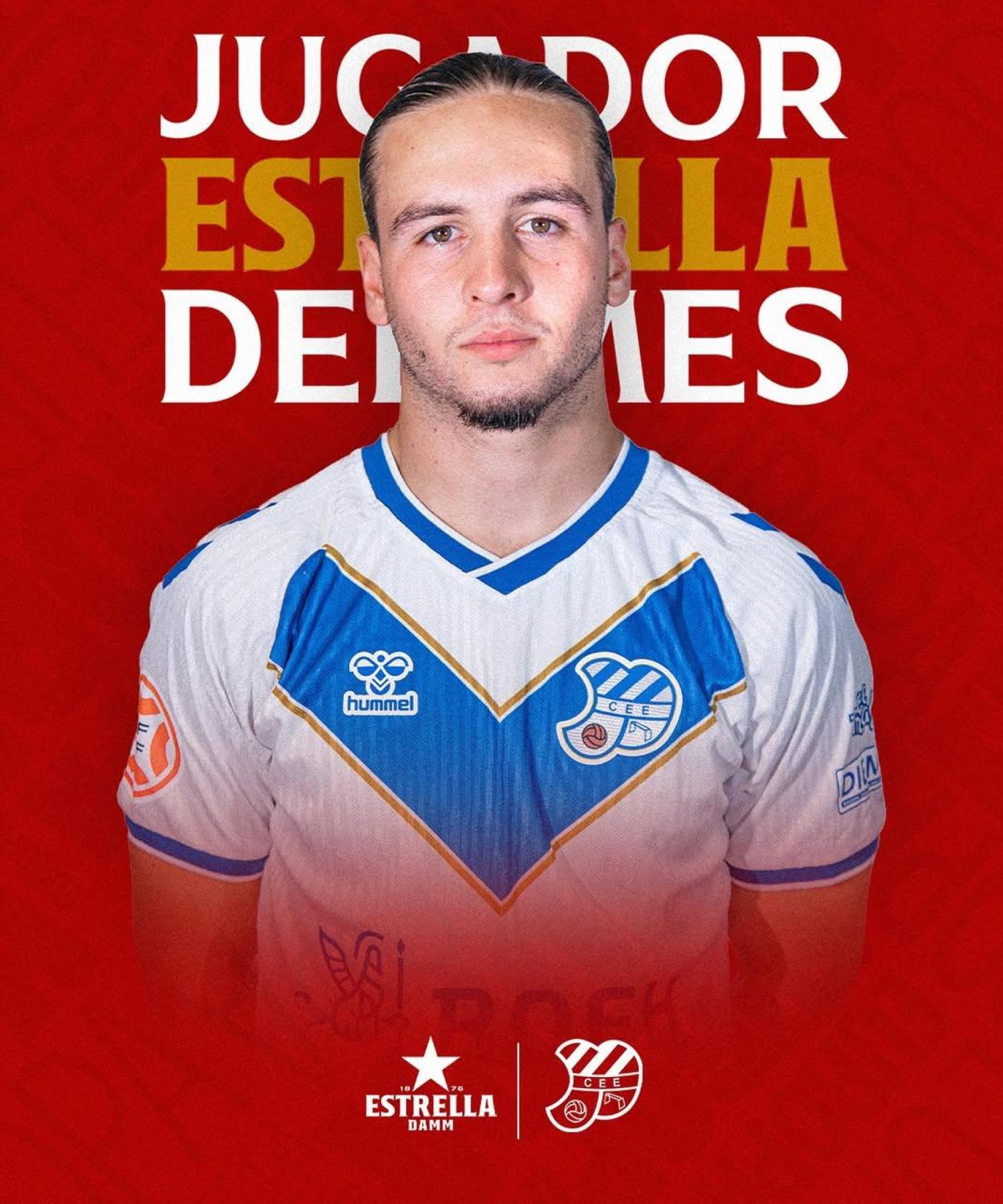 Izan González, escogido mejor jugador del mes de septiembre en el CE Europa