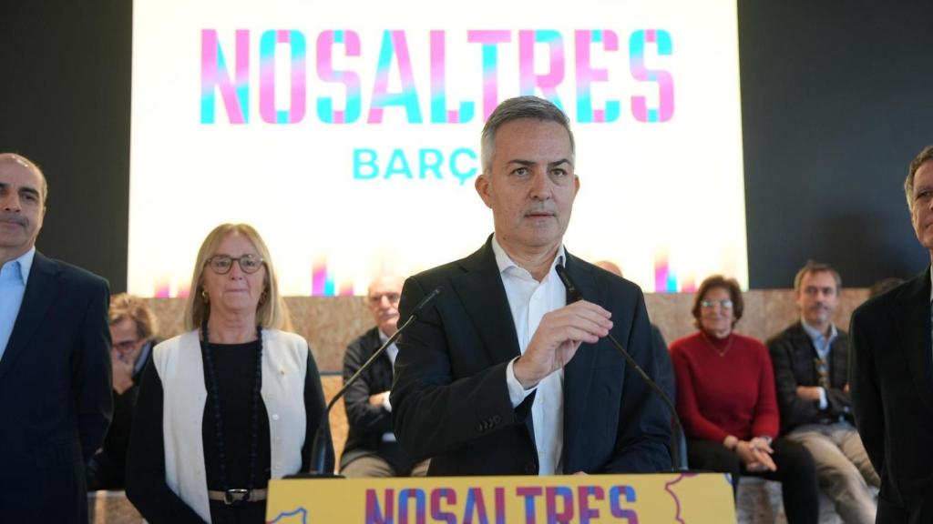Víctor Font en su primer acto de campaña electoral con 'Nosaltres'