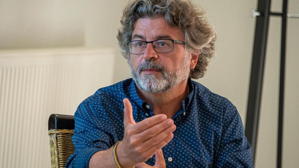 Toni Castellà, vicepresidente de Junts, en una comparecencia