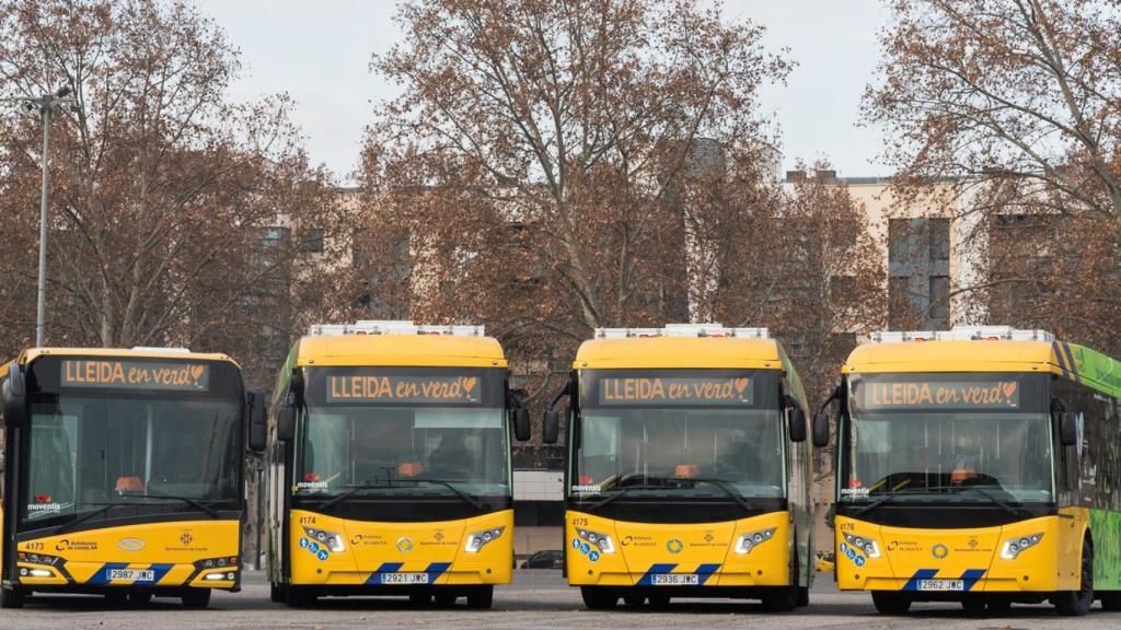 Quatre nous autobusos a la flota de Lleida