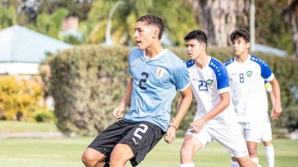 Patricio Pacífico con la selección de Uruguay