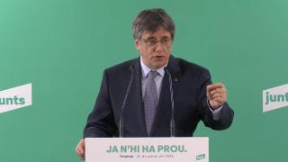Carles Puigdemont, en Perpiñán