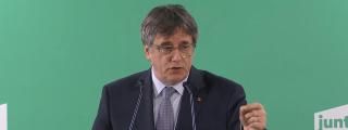 Carles Puigdemont, en Perpiñán