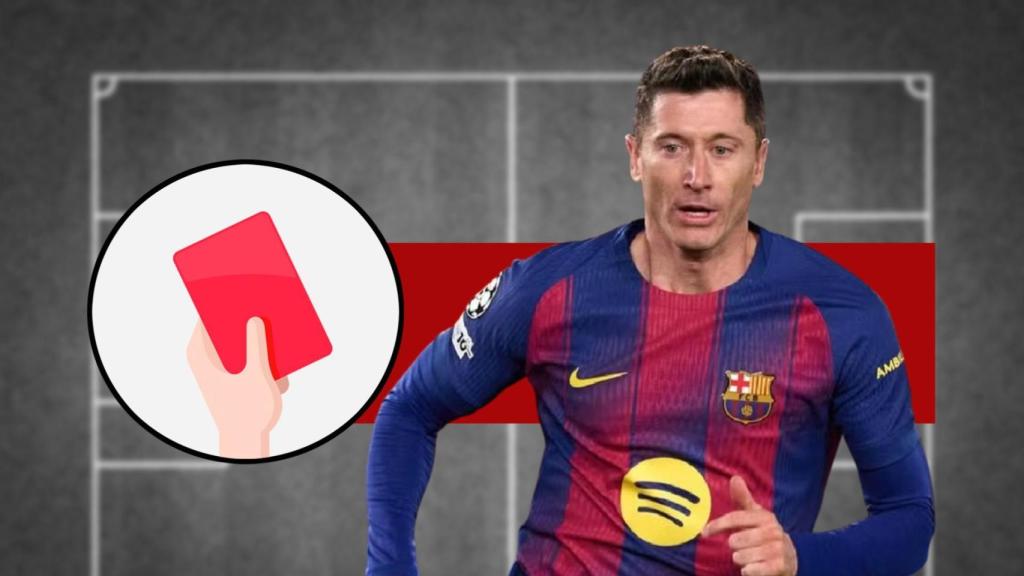 Tarjeta roja: Robert Lewandowski
