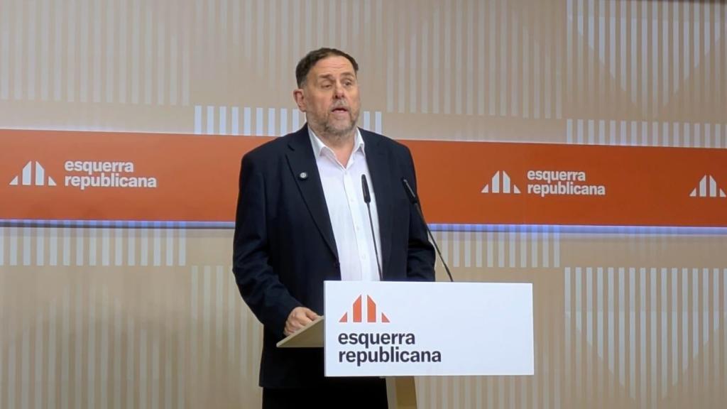 Oriol Junqueras, este domingo