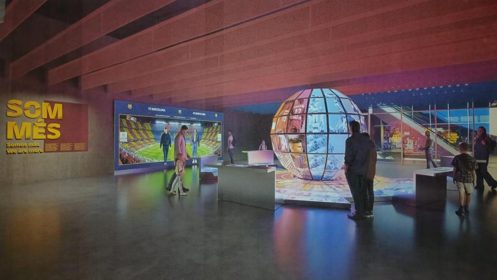 Un dels renders del nou museu del Barça als quals ha pogut tenir accés Culemanía