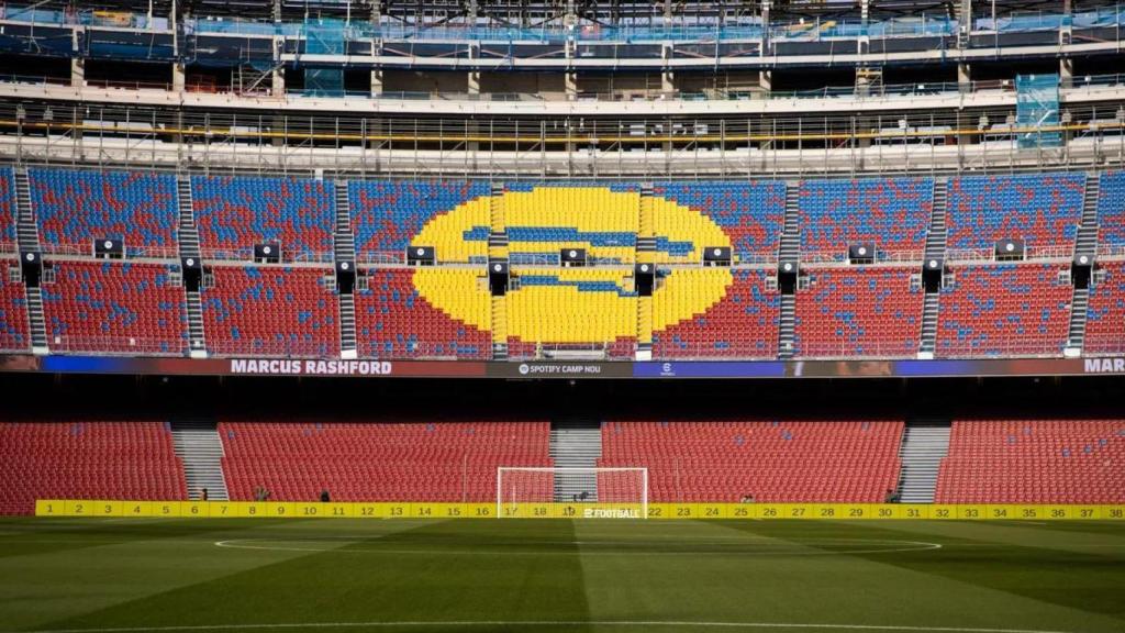 La imatge amb la qual el Barça promociona l'Spotify Camp Nou Experience