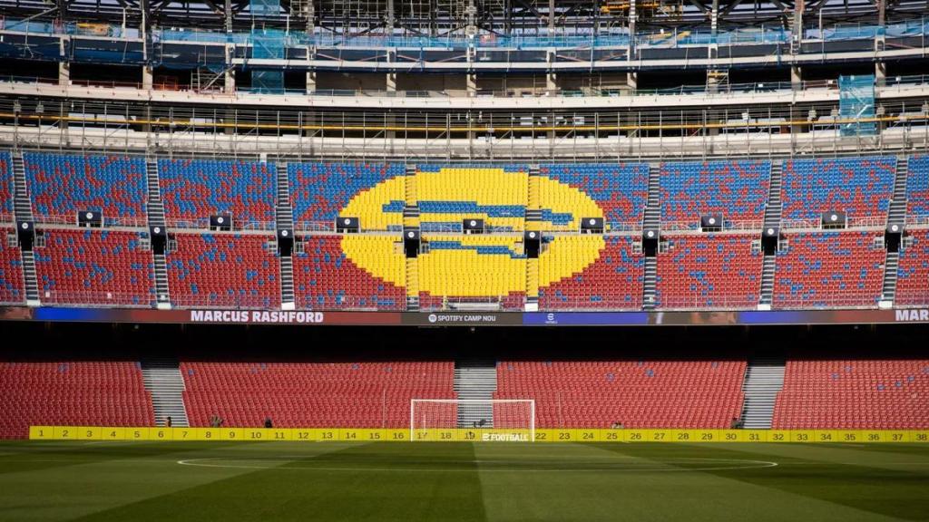 El Spotify Camp Nou desde la primera grada del Gol Sud