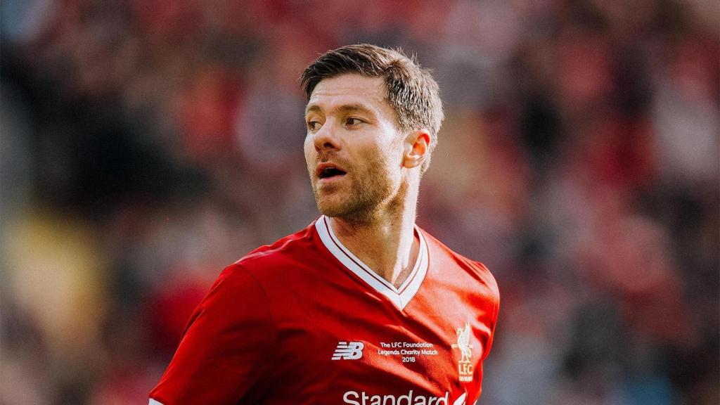 Xabi Alonso quan era jugador del Liverpool