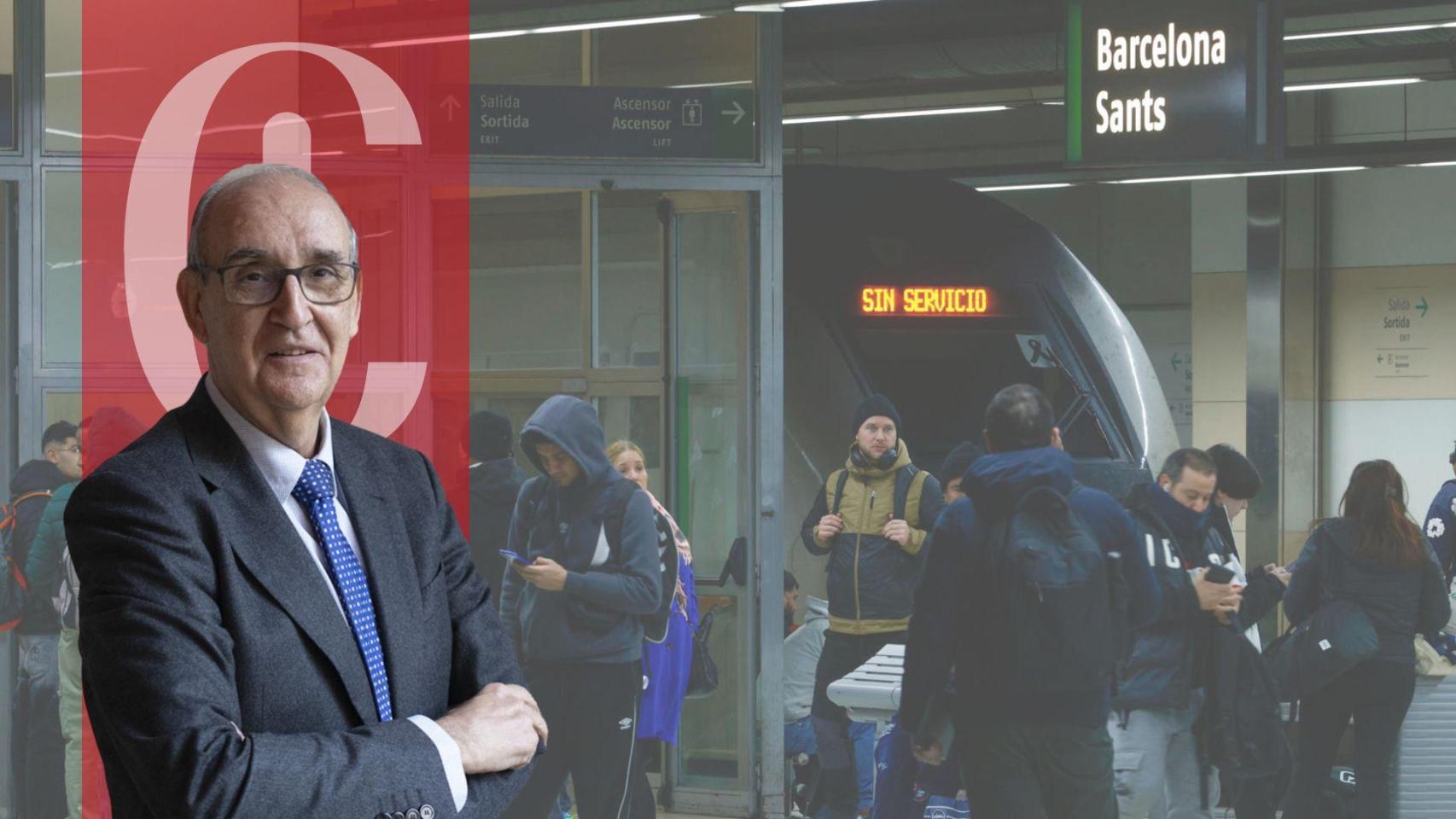 Rodalies, sin servicio en la estación de Sants